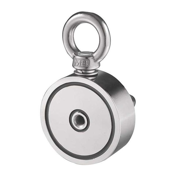 Gio77 Magnet Mahnet Super Kuat Neodymium Fishing Pencari Harta Karun Besi Ukuran Double Side Ukuran 