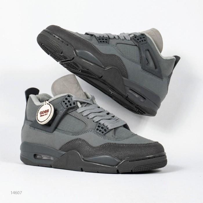 Sepatu Air Jordan 4 SE Paris Olympics Wet Cement Grey Sneakers Authentic - 46 Guarantee