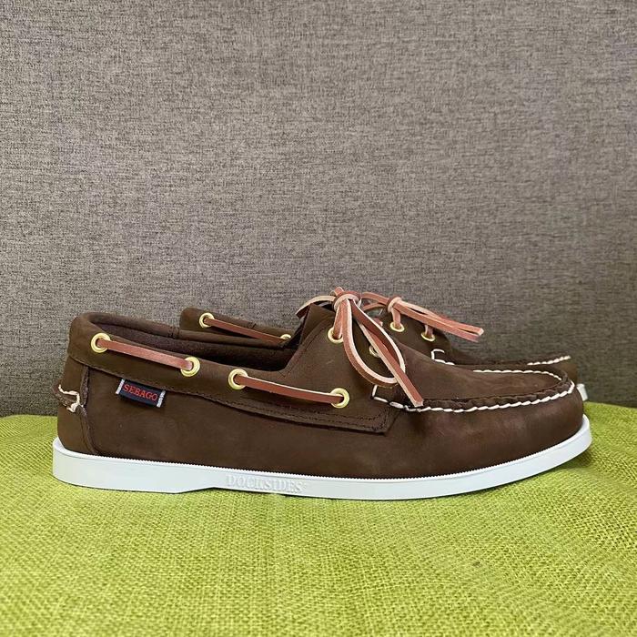 SEBAGO Men Homme Authentic Docksides Shoes - Premium Suede Leathe