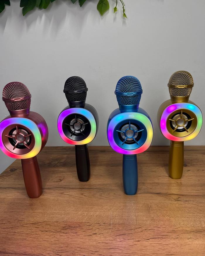 DISKON 25% Mic Bluetooth Speaker Wireless Original FLECO S-10|Microphone Bluetooth Karaoke |Mikropon
