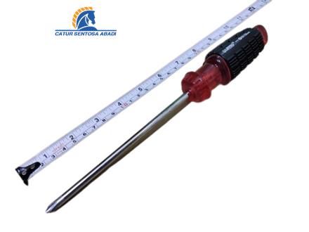 CSA Obeng Magnet Plus LIPPRO Gagang Lapis Karet Panjang 6 Inch x 150mm