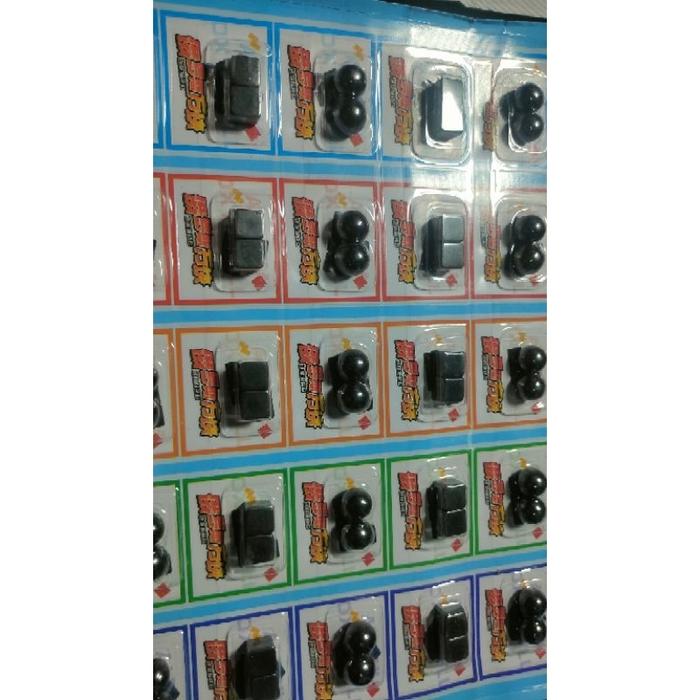 Mainan Magnet Kotak Bulat / Mix 30pasang Lembaran