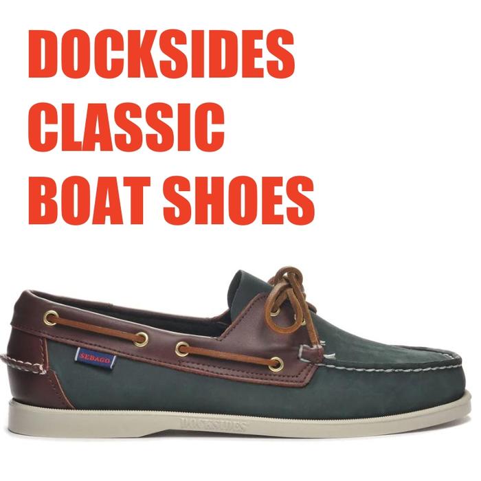 Sebago Men Homme Authentic Docksides Shoes - Premium Suede Leathe