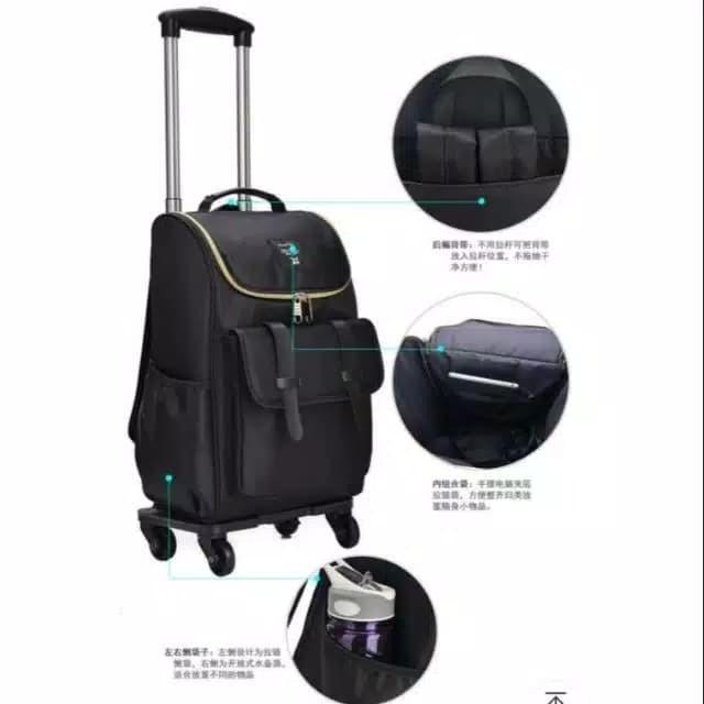 promo TAS TROLI ANELLO 4 RODA TROLLEY BAG TAS TRAVEL ANELLO BERKUALITAS