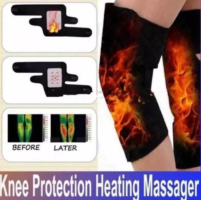 Deker Sabuk Terapi Lutut 16 Magnet Decker Pelindung Lutut Kaki Ori Penyangga Dengkul Koyo Kesehatan 