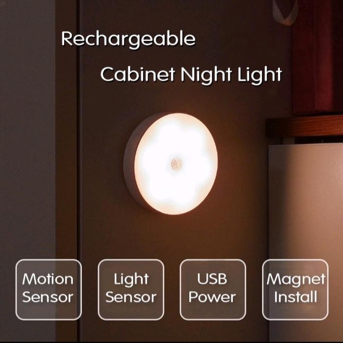 Lampu Sensor gerak lampu hias LED lampu tempel lampu LED magnet sensor motion lampu LED sensor gerak