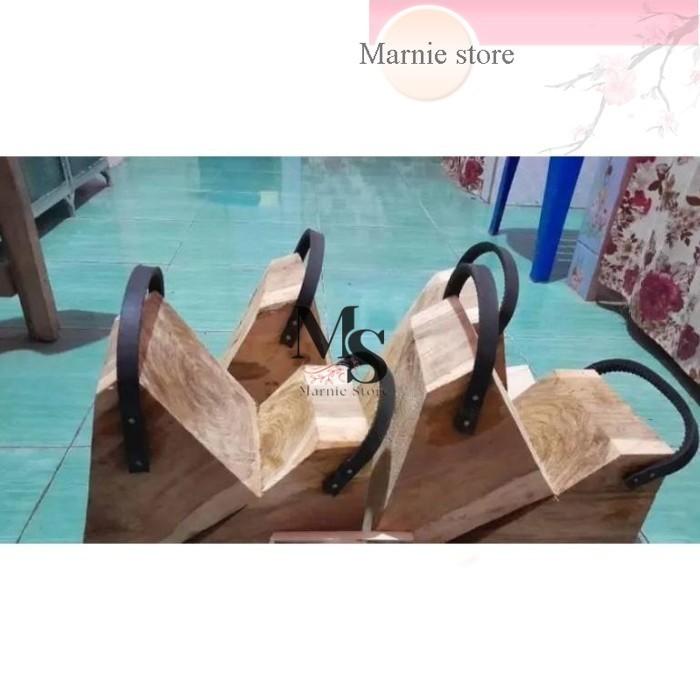 READY STOK ganjal ban mobil truk dan bus kayu besar Ganjal Parkir kayu keras
