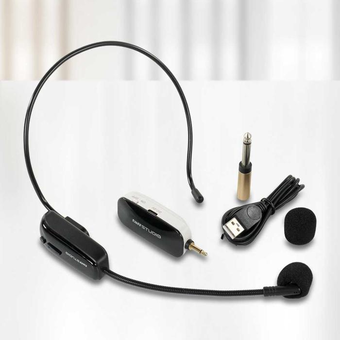 TaffSTUDIO Wireless Microphone 2.4G Headset with Transmitter - HX-W021 / mikropon mikrofon mik wirel