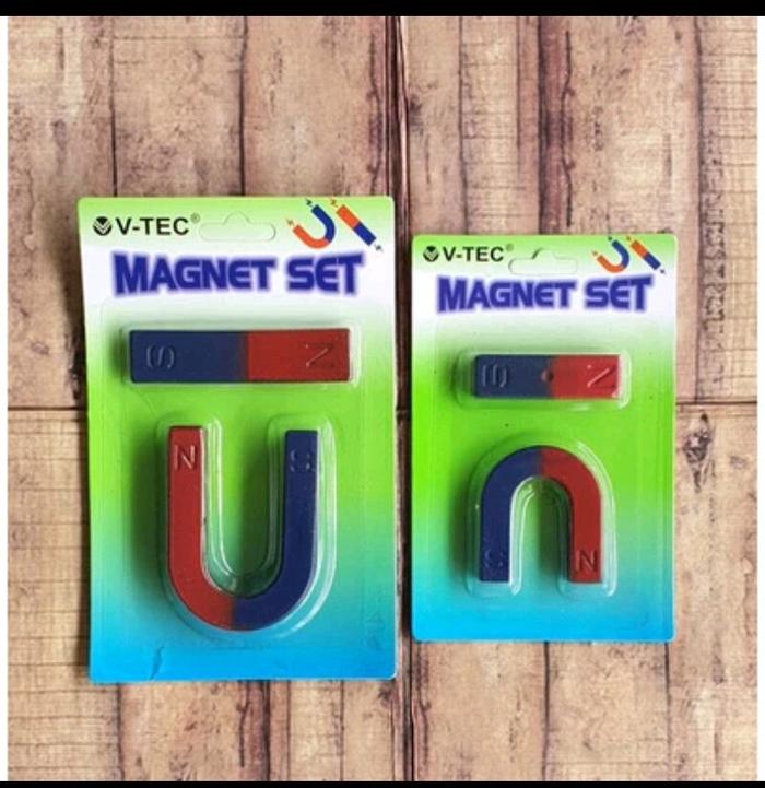 Magnet U dan Batang Besar dan Kecil
