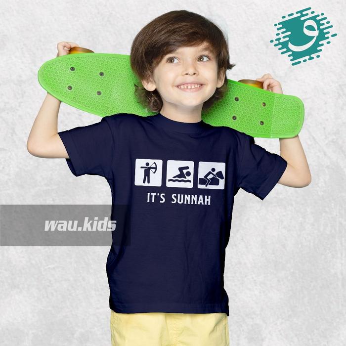 Kaos Dakwah Anak Its Sunnah - Kaos Anak Sunnah - Waucloth