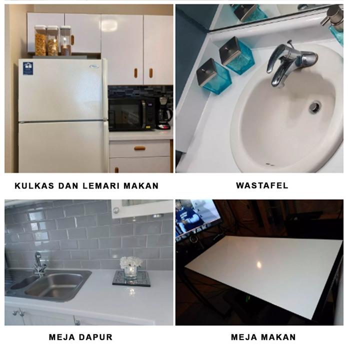 Stiker Putih Polos Glossy - Wallpaper Glossy Putih Polos - Wallpaper Dapur - Wallpaper Kulkas - Wall