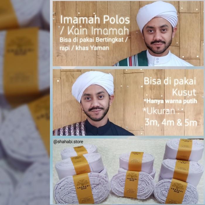 Imamah Polos ( 4 Meter ) / Imamah Khas Yaman / Sorban Imamah