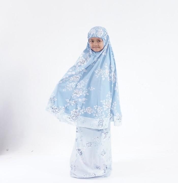 Mukena anak katun Jepang pink RH