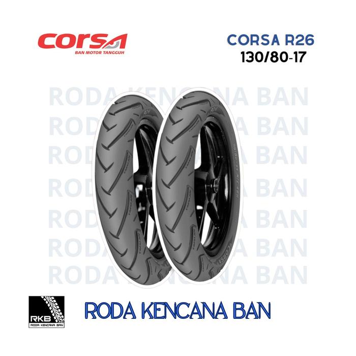 Ban Motor CORSA R26 Size 130/70 R17 - Tubeless Ban Belakang R15 V3/V4, MT 15, XSR 155, CBR 150R/150X