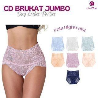 CD Brukat Highwaist V260 M-XL Jumbo Premium Full Lace - CD Big Size Brukat