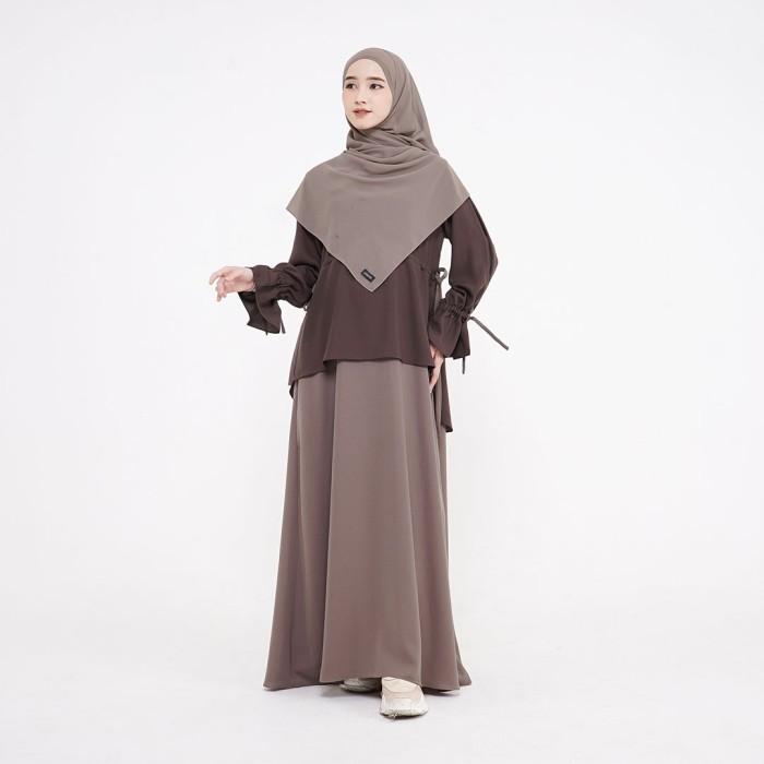 Erissa Dress New Colour | Gamis 2 in 1 by Jamise Syari
