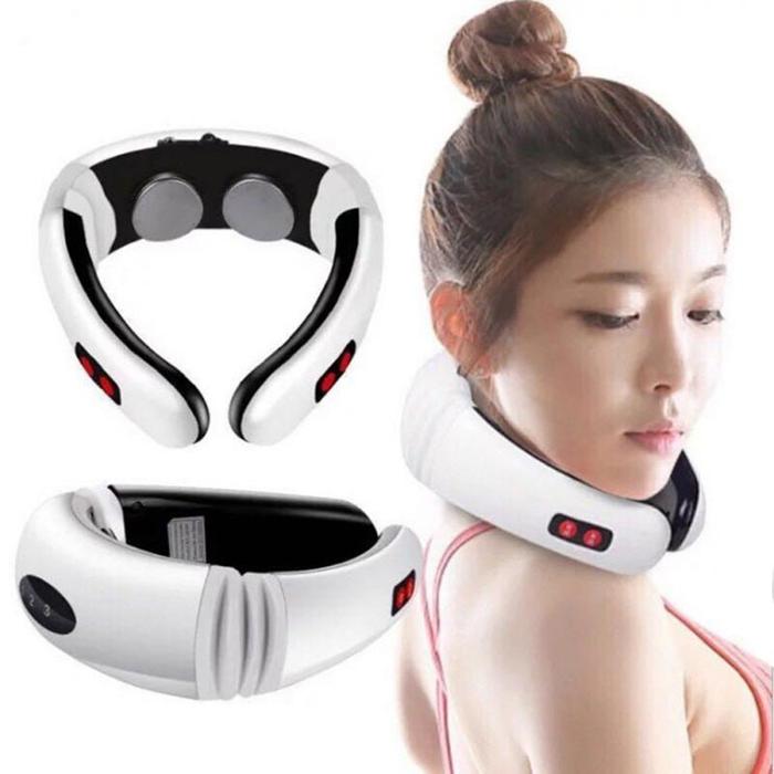 ALAT TERAPI LEHER Alat Pijat Elektrik Magnetik Alat Pijat Leher Pegal Relaksasi / Relax Menyegarkan 