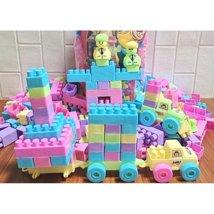Mainan kreatifitas anak , Mainan Edukatif Anak / Mainan Lego Puzzle Balok Susun / Susun Lego Balok i
