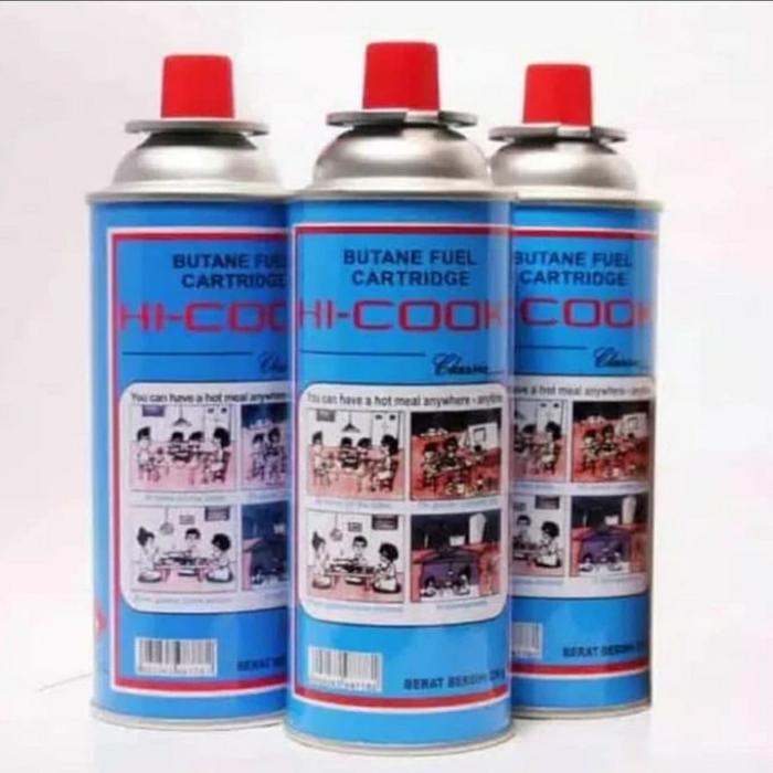 Gas Hi cook 230 gram / Gas tabung portable / Gas portable ORIGINAL