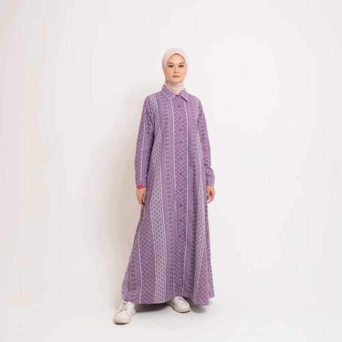 Dress wanita dewasa dauky l dress lace cotton gamis terbaru original