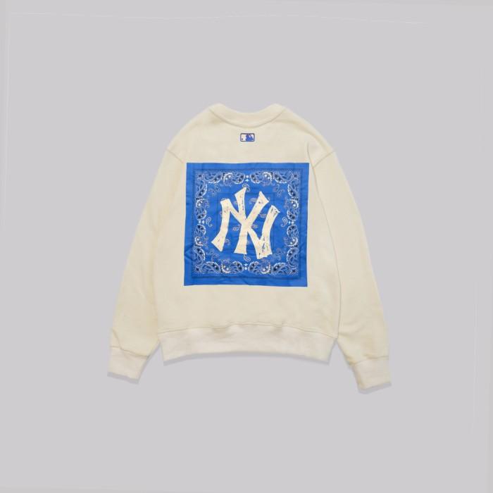 M7B Ny Yankees Back Paisley Sweatshirt Bee Terbaru