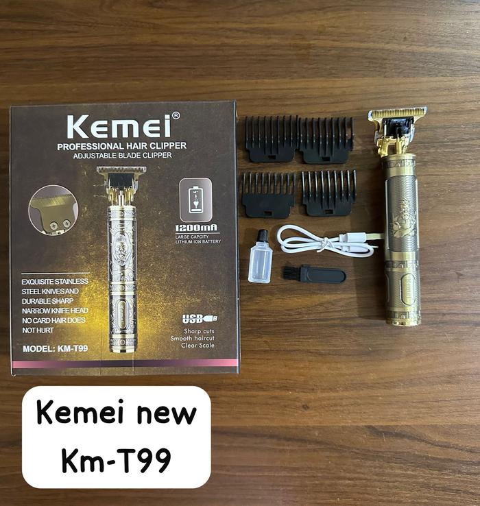 Hair Clipper Trimmer Detailer Alat Cukur Rambut kemei Clipper kemei km-T99