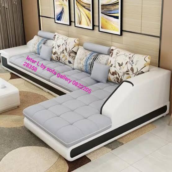 sofa minimalis modern sofa terbaru kursi tamu terbaru sofa L santai sofa keluarga sofa L sofa