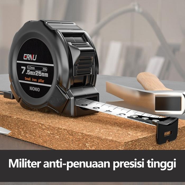TopTools Meteran Pengukur Kelas Industri Presisi Tinggi Bahan Stainless Steel Tebal Tahan Air / 5m /