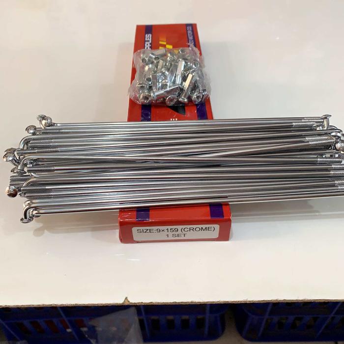 Jari jari Ruji Motor Velg Ring 14 ring 17 Jupiter mx / Vixion / Satria Fu / Vega / F1ZR / Mio / Beat