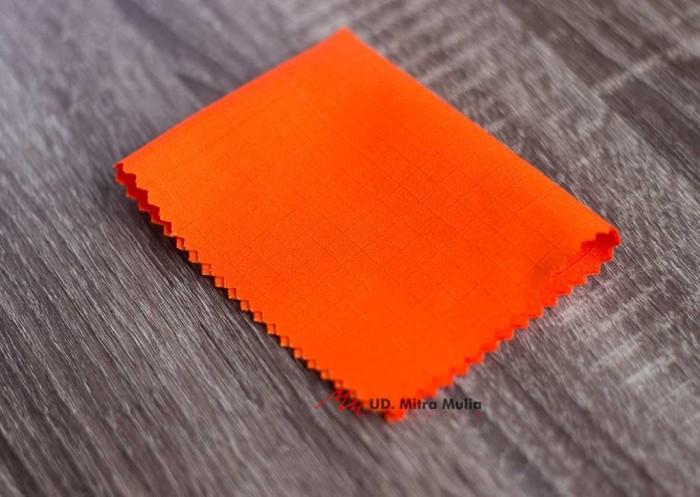 ADA KAIN RIBSTOP DRILL ISTEX, BAHAN SERAGAM, KODE K18 WARNA ORANGE