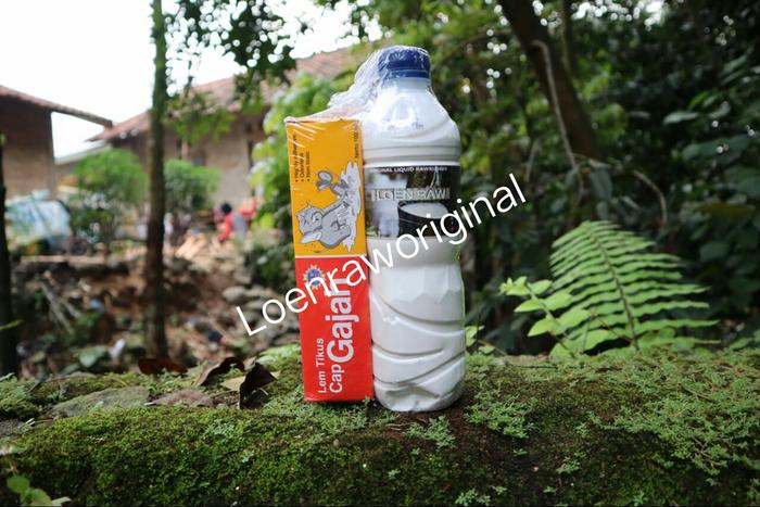 Getah Karet Mentah Cair Paket Lem Tiskus 600ml