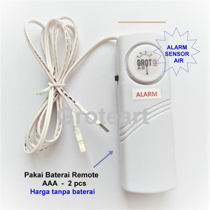 Sensor Air Sensor Alarm Ketinggian Air Tandon Alarm Banjir baterai AAA