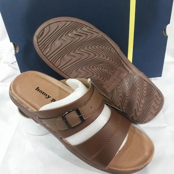 sandal casual pria ban 2 Homyped original atmos-02 coklat