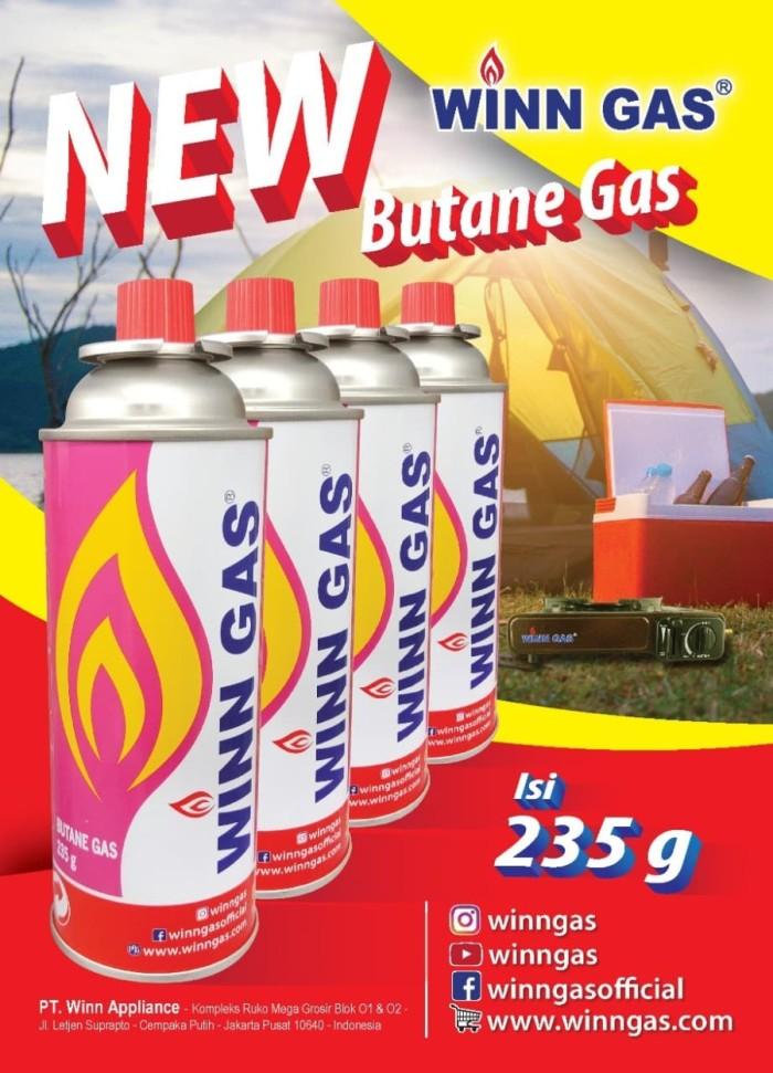 Winn Gas Butane Tabung Gas Portable 235 g