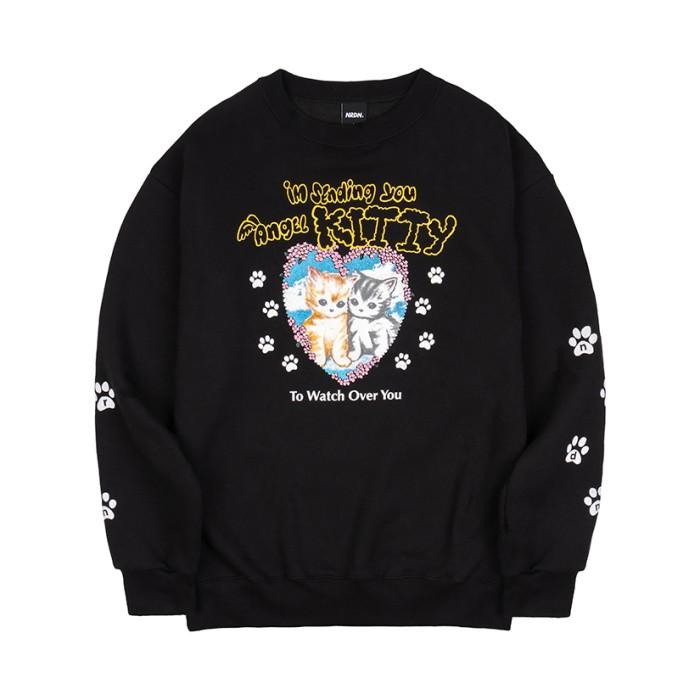 Nrdn Clothing Sweater Crewneck Kitty Terbaru