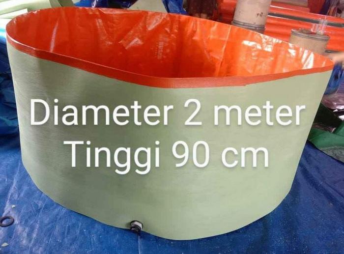 Terpal Kolam Bulat Tanpa Rangka Serbaguna