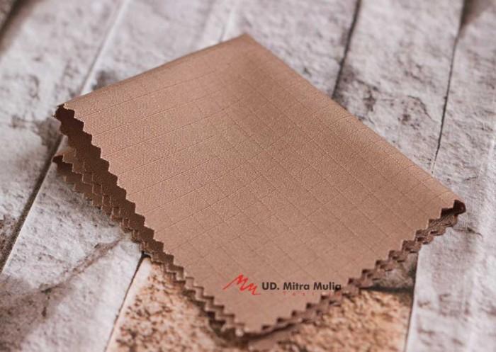 ADA KAIN RIBSTOP DRILL ISTEX, BAHAN SERAGAM, KODE C20 WARNA COKLAT MUDA