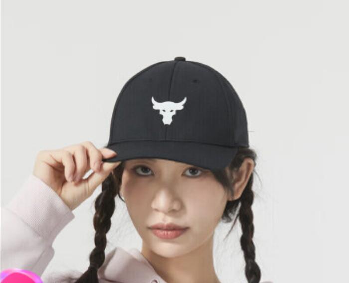 Under Armour UA Project Rock Snapback Cap W Black 1376719-001 Topi Original 100%