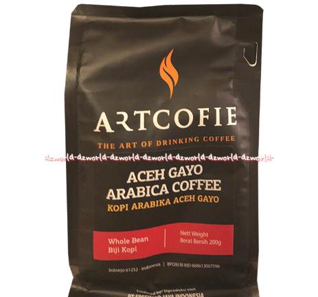 Artcofie Aceh Gayo Arabica Coffee 200gr Whole Bean Biji Kopi Arabika Aceh Sumatera Art Coffe Art kop