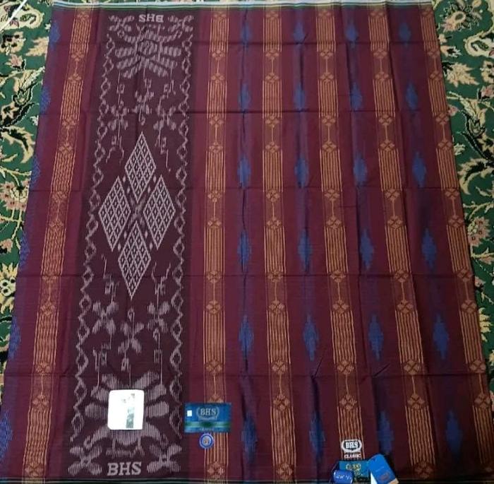 Promo Sarung BHS Classic Kawung Dobby Gold/SKT DAM/KDP | BHS Infinity Merah