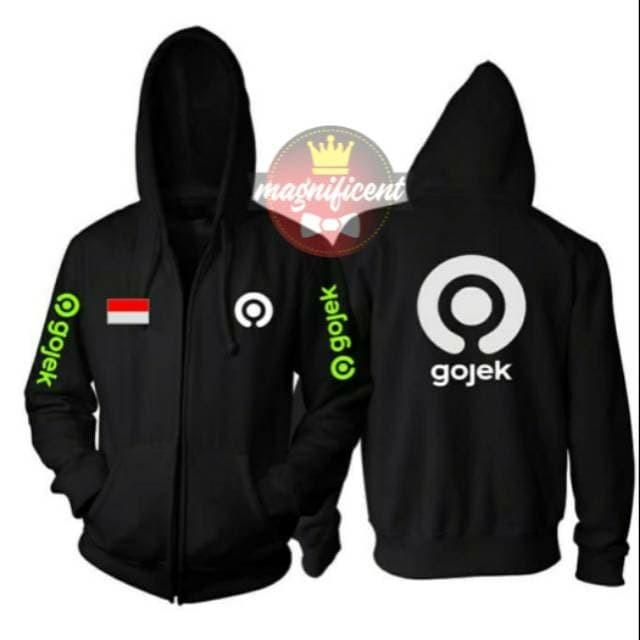 Sweater Gojek Logo / Sweater Gojek / Jaket Gojek Terbaru