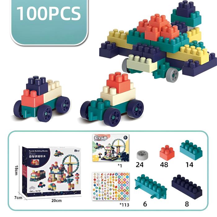 Paradise Block Susun Mainan Anak Laki Laki Building Block Mainan Susun Block Balok Blocks