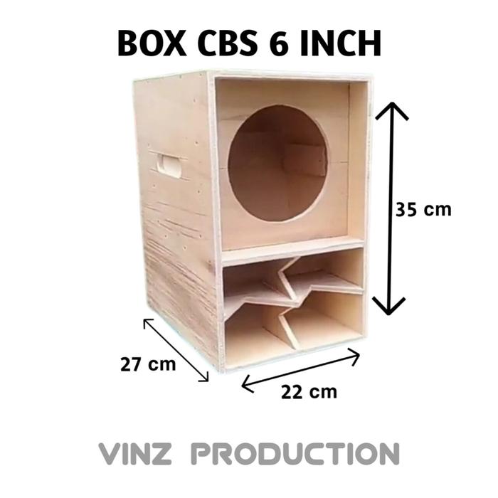 Box Speaker Cbs 6 inc 8 inc, triplek halus 12mm