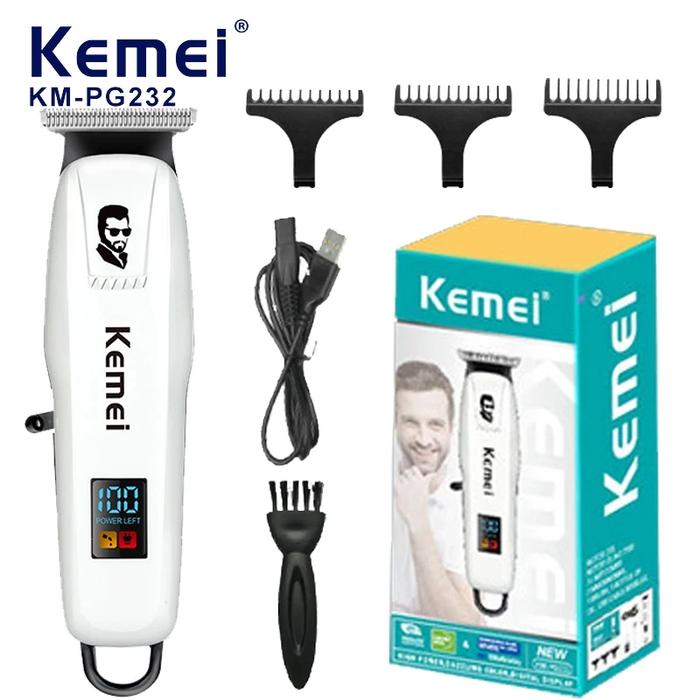 KM-PG232 Kemei Hair Clipper Mesin Cukur Rambut Brewok Jenggot