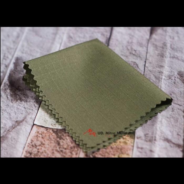 ADA KAIN RIBSTOP DRILL ISTEX, BAHAN SERAGAM, KODE K19 WARNA HIJAU ARMY