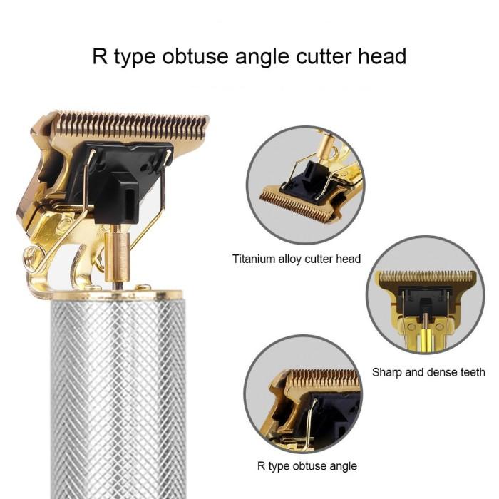 Klik-Beli Kemei Cukuran T9 Vintage Alat Cukur Professional Portable Hair Clipper Jenggot Kumis Rambu