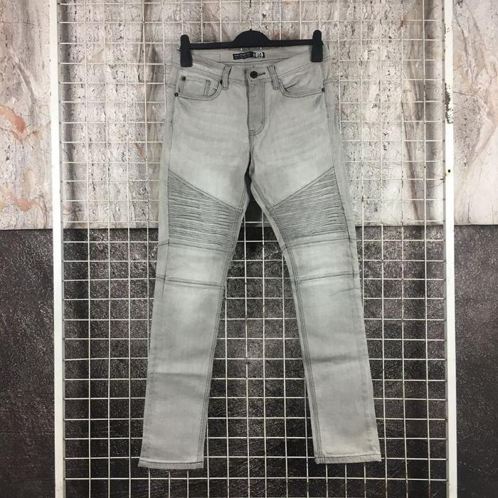 Celana Jeans Denim Fashion Branded Bikers Motor CottnOn Size 30 . SDA 05659 Second Bekas Preloved