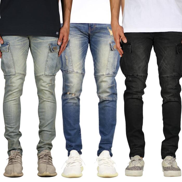 Celana Jeans Pria Hyper Denim Cargo Jeans Terbaru
