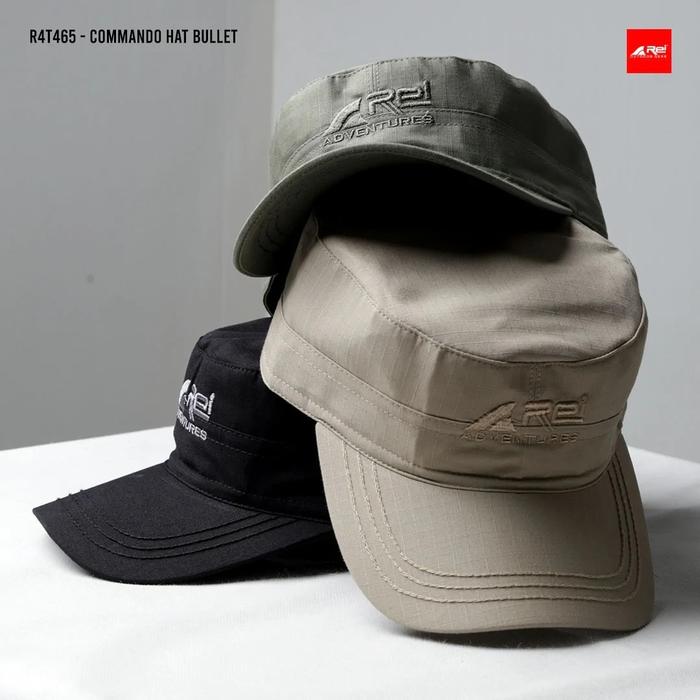 Topi Komando Rei Commando Hat Bullet Arei Outdoorgear Military Caps