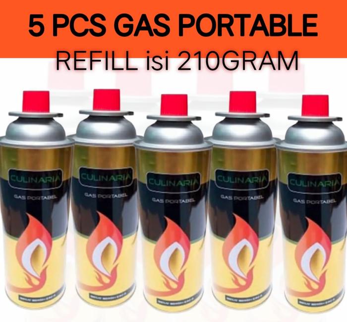 GAS PORTABLE REFILL ISI 5